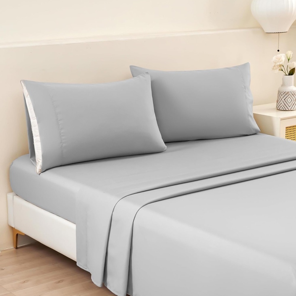 Bed Sheet Set, Extra Soft/Comfy/Shrinkage&Fade Resistant/Easy care - Picture 2 of 5